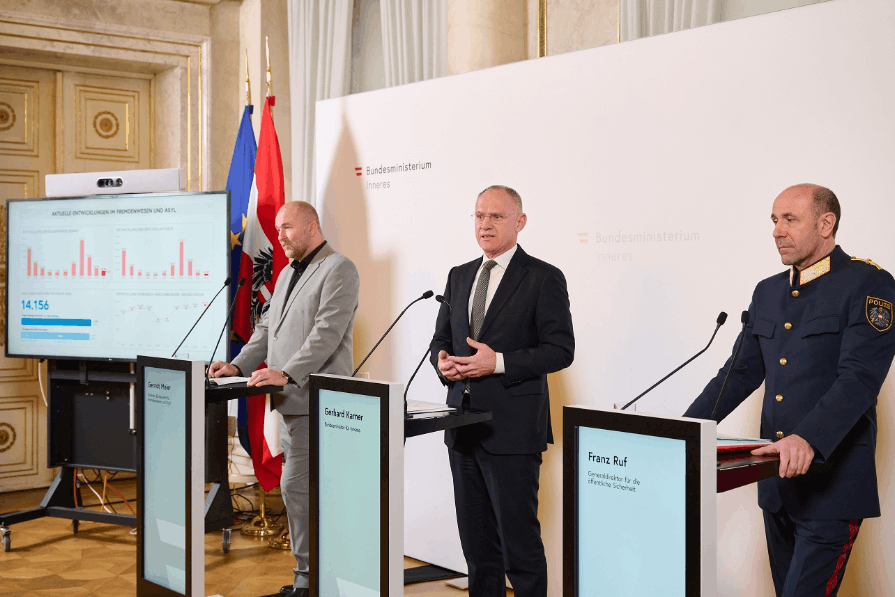 Abschiebungsrekord in Österreich: 14.156 Personen im Jahr 2025 außer Landes gebracht
