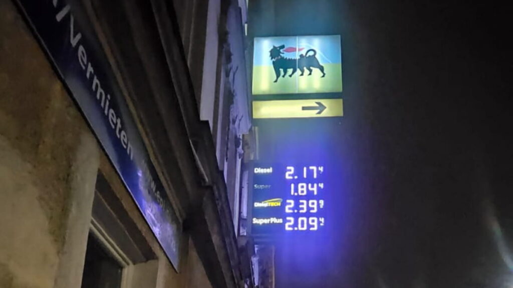 In Wien steigen die Spritpreise: Diesel bei 2,17 Euro, Benzin bei 1,84 Euro